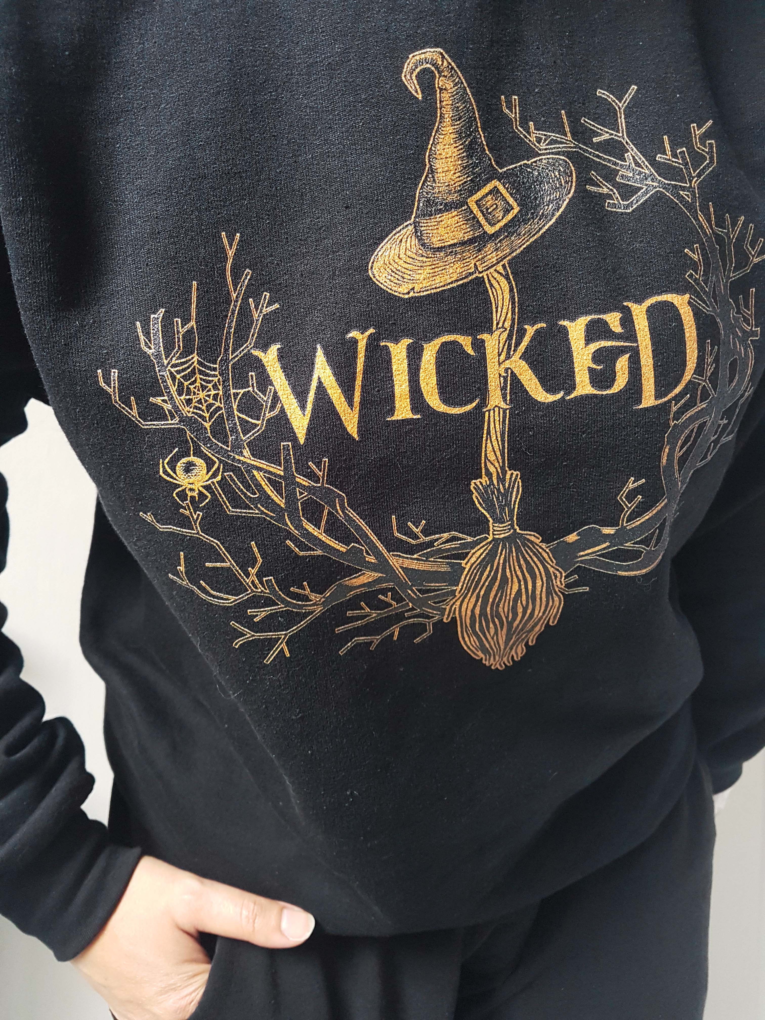 WICKED sweatshirt | THEBLACKWARDROBE.COM.