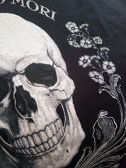 MEMENTO MORI SKULL - macabre Goth t-shirt | THEBLACKWARDROBE.COM.