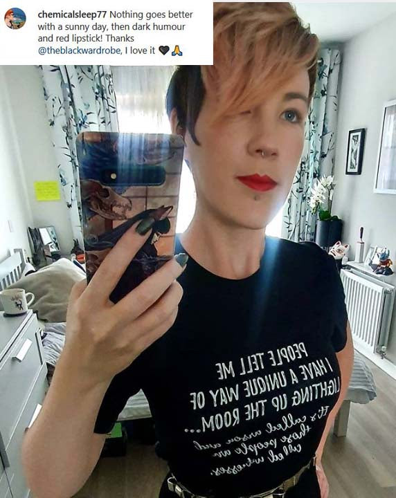 ARSON QUOTE - alternative dark humour t-shirt | THEBLACKWARDROBE.COM.