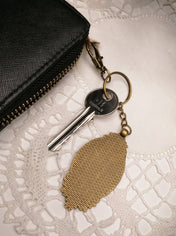 MEDUSA SKULL CAMEO KEYRING | THEBLACKWARDROBE.COM.