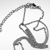 GOTHIC FRAME SKULL NECKLACE | THEBLACKWARDROBE.COM.