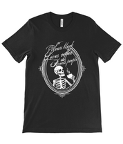 WEARS BLACK, LOVES COFFEE, AVOIDS PEOPLE  - Victorian Goth skull t-shirt | THEBLACKWARDROBE.COM.