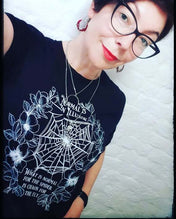 NORMAL IS AN ILLUSION - Morticia Addams quote t-shirt | THEBLACKWARDROBE.COM.